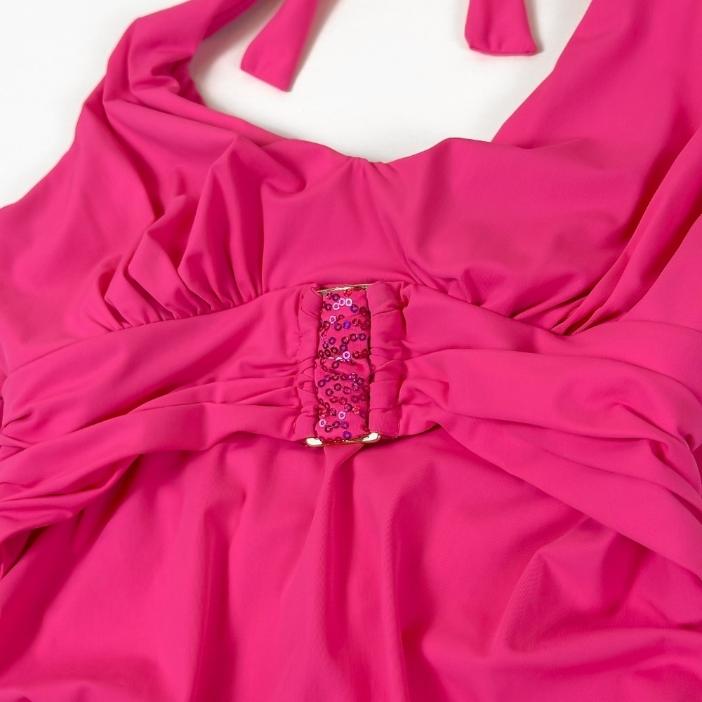 SPANX Halter Tankini Pink - Picture 4 of 10